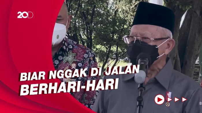 Wapres Minta Mudik Tak Serempak: Nanti Bertumpuk di Jalan