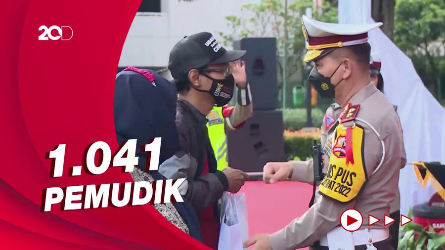 Kakorlantas Polri Lepas 1.041 Pemudik dalam Program Mudik Gratis Polri