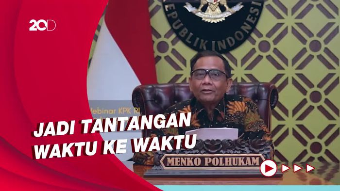 Mahfud Md: Maraknya Korupsi karena Integritas Birokrasi Kita Lemah!