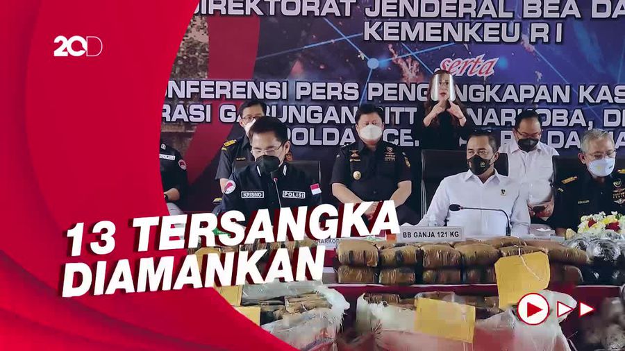 Bareskrim Polri Ungkap 4 Kasus Narkoba, Barbuk 121kg Ganja & 238 Sabu