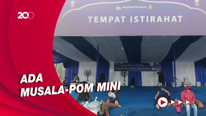 Melihat Rest Area Pemudik Bermotor di Kedungwaringin Bekasi