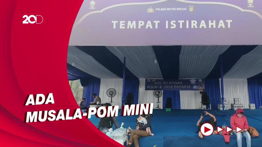 Melihat Rest Area Pemudik Bermotor di Kedungwaringin Bekasi