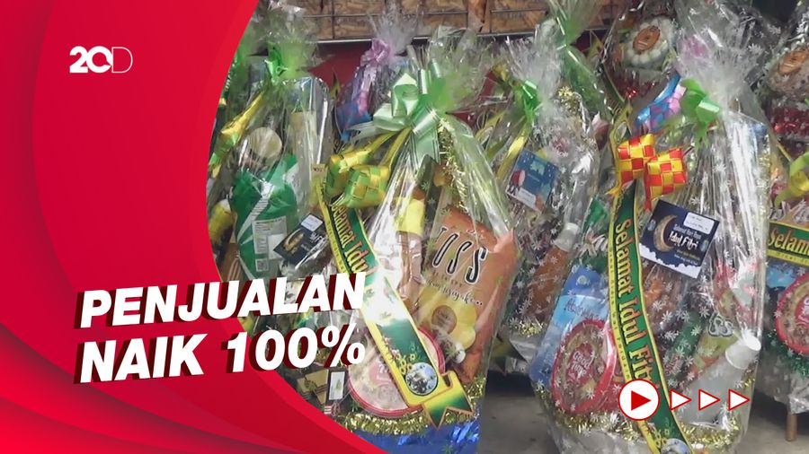 Jelang Lebaran, Toko Parcel dan Kue Kering di Parepare Diserbu Warga