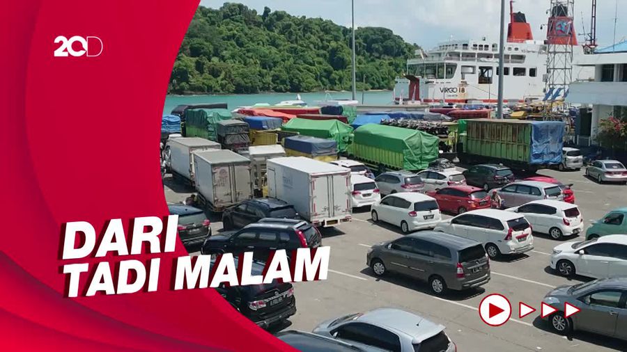 Kepadatan di Pelabuhan Merak Belum Usai Hingga Siang Ini