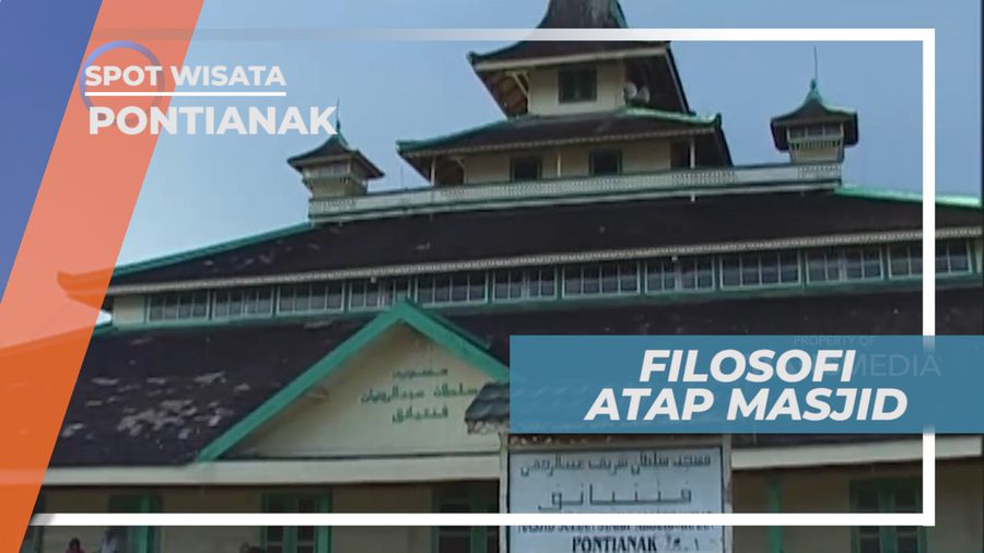 Filosofi Atap Masjid Sultan Syarif Abdurrahman Pontianak