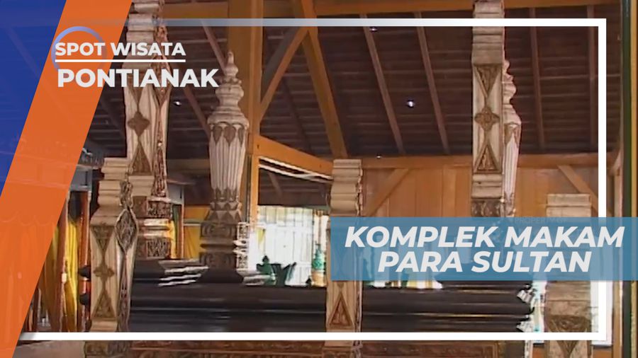 Komplek Makam Bagi Para Sultan di Pontianak