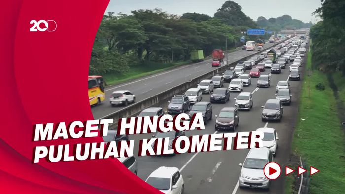 Curhat Pemudik di Tol Cikampek, Terjebak Macet Hingga 3 Jam