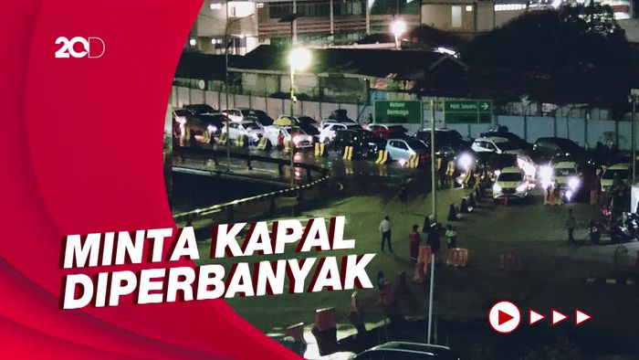Macet Horor di Pelabuhan Merak Gegara Jumlah Kapal Sedikit