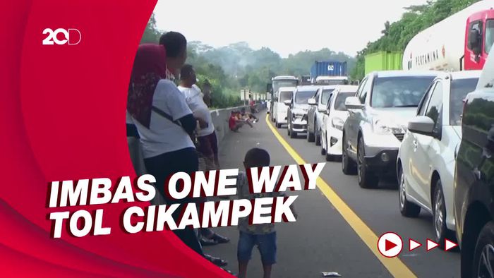 Lumpuhnya Tol Cipularang Imbas One Way, Banyak Kendaraan Matikan Mesin