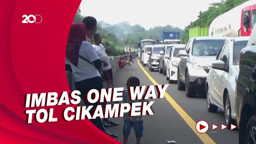 Lumpuhnya Tol Cipularang Imbas One Way, Banyak Kendaraan Matikan Mesin