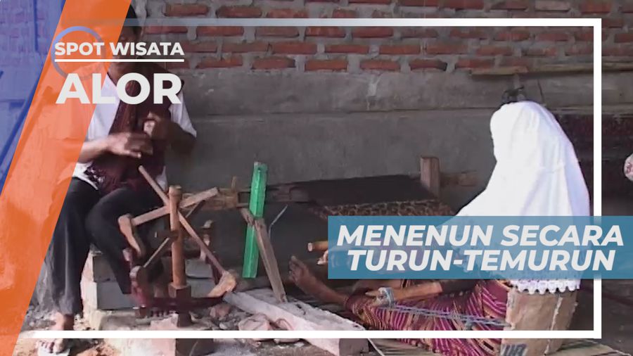 Menenun, Aktifitas Warisan Nenek Moyang yang Masih Lestari, Pulau Alor