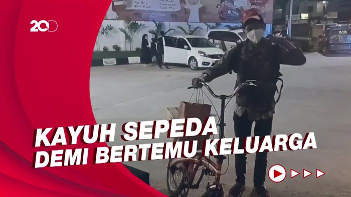 Kisah Kakek dari Bekasi, Kayuh Sepeda Demi Mudik ke Purwokerto