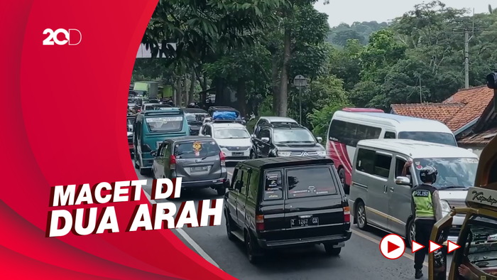 Penampakan Macet di Gentong Bawah Hingga Ciawi Tasikmalaya