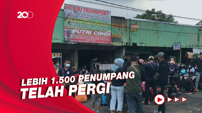 Sejak H-4 Lebaran, Terminal Bekasi Mulai Alami Lonjakan Penumpang