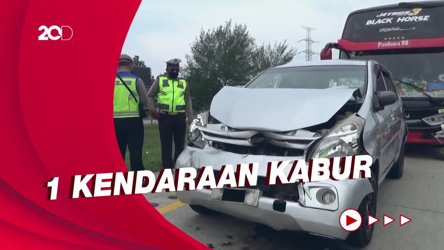 Tabrakan Beruntun 3 Kendaraan di Tol Cipali, Lalu Lintas Tersendat!