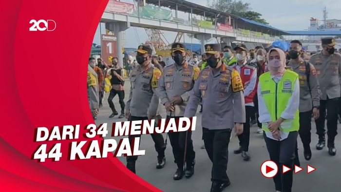 Kapolri Sebut Ada Penambahan Operasional Kapal di Merak