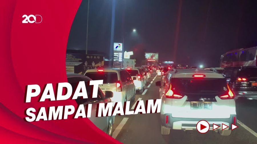 Tol Japek H-2 Lebaran: Padat Merayap-Pembatasan Istirahat di Rest Area