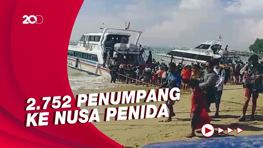 Libur Lebaran, Ribuan Penumpang ke Nusa Penida via Sanur