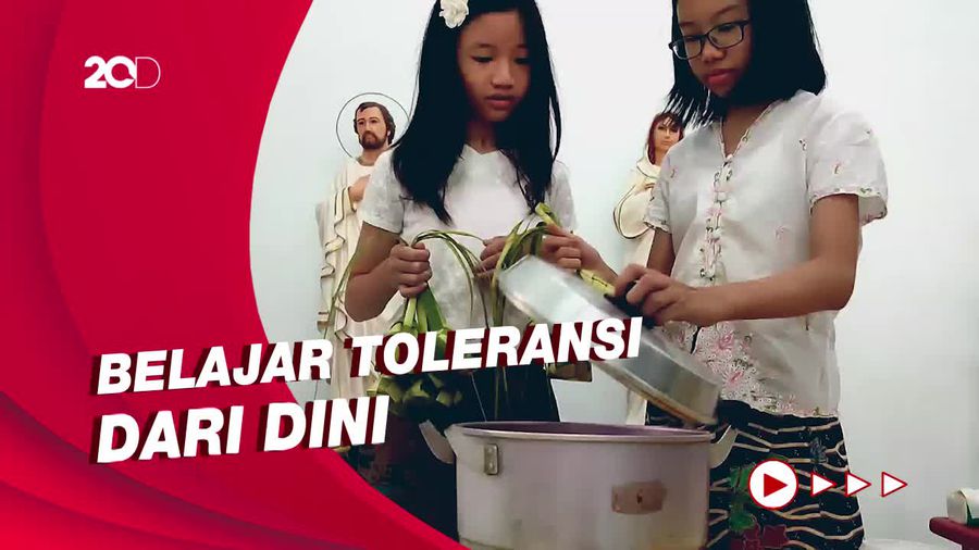 Aksi Anak Gereja Ciamis Bagikan Hidangan Spesial Lebaran