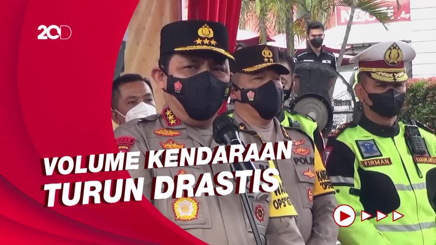 Tinjau Tol Cikampek H-1 Lebaran, Wakapolri: Arus Lalin Normal