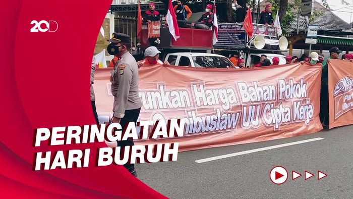 Buruh Gelar Aksi May Day di KPU dan Bundaran HI Hari Ini