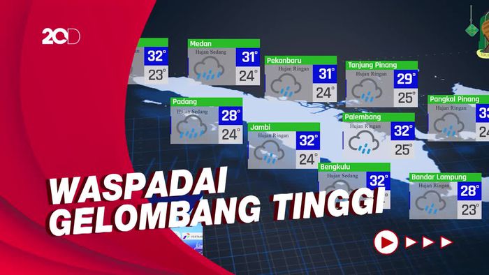 2 Bibit Siklon Tropis Pengaruhi Cuaca Hari Ini, Cek Prakiraan Selengkapnya!
