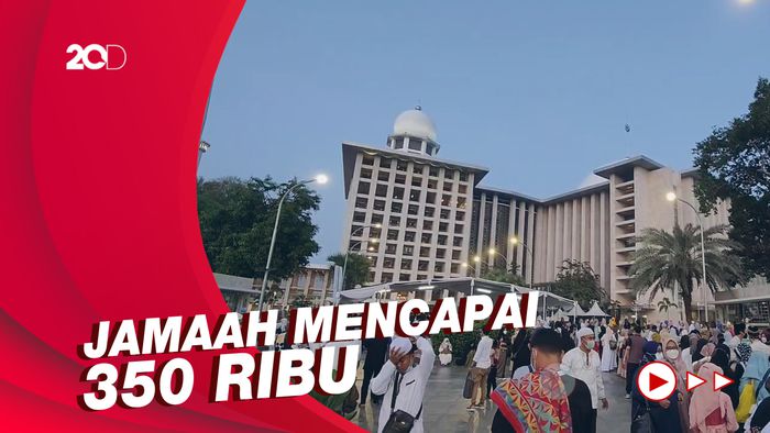 Jamaah Istiqlal Membludak, Wapres Maruf Amin Sempat Terjebak Macet