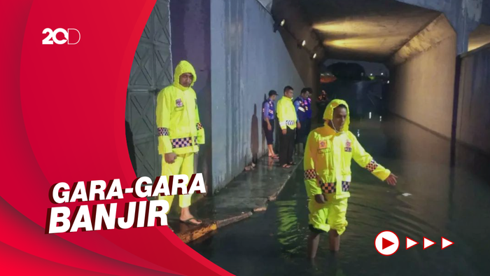 Tergenang Air, Underpass Perimeter Selatan Bandara Soetta Ditutup!