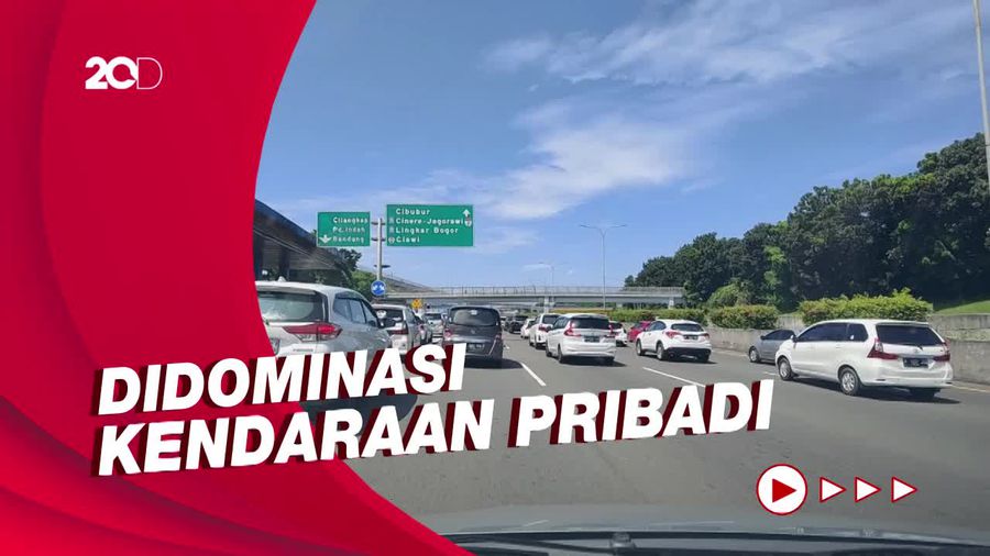 Hari Kedua Lebaran, Tol Jagorawi Arah Bogor Macet