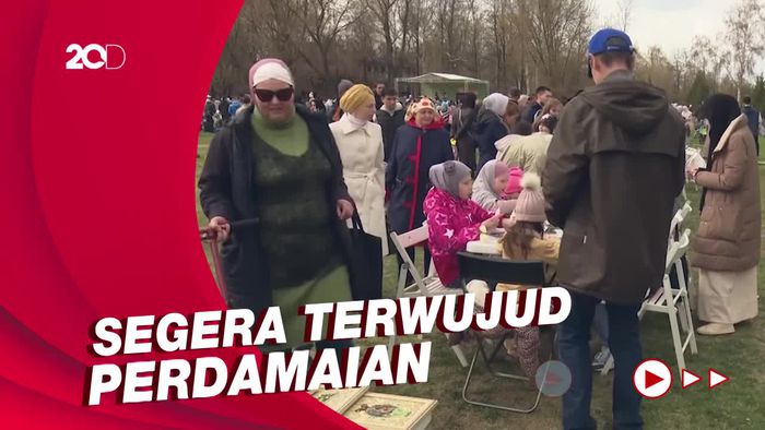 Hari Raya Idul Fitri di Rusia, Warga Berdoa Perang Segera Berakhir