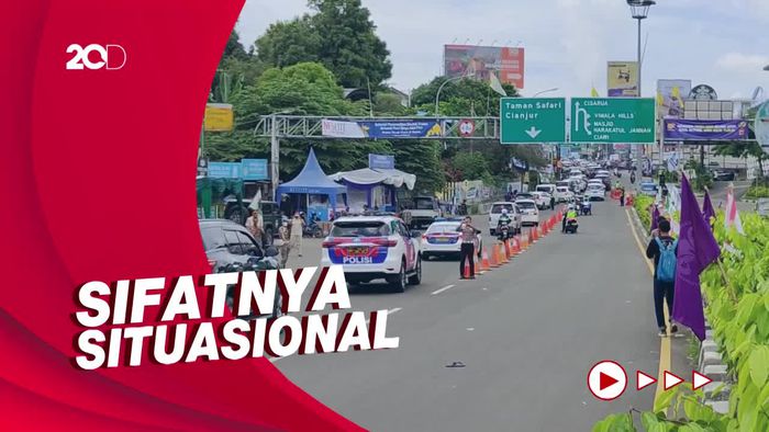 Polisi Berlakukan One Way dari Puncak Arah Jakarta Siang Ini