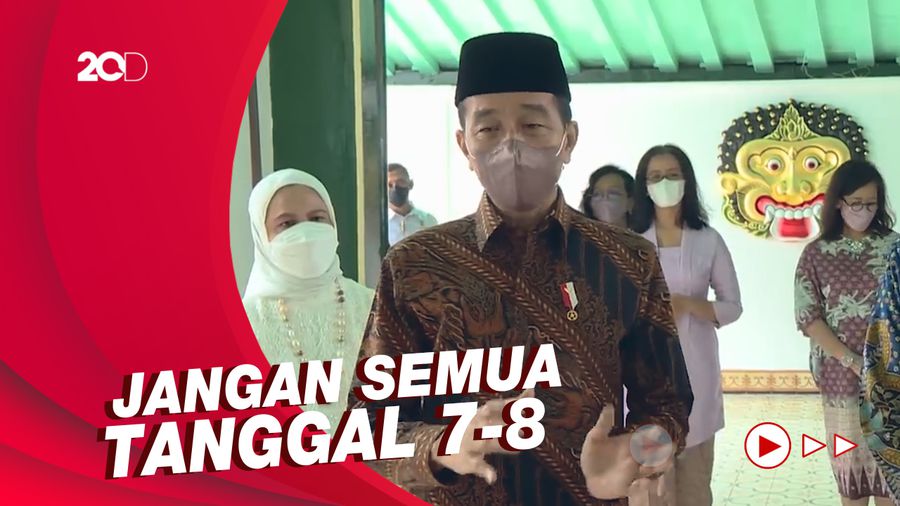 Dear Pemudik, Pak Jokowi Imbau Balik dari Kampung Halaman Lebih Awal