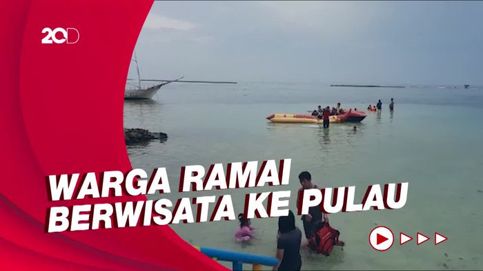 Puluhan Ribu Wisatawan Kunjungi Kepulauan Seribu di Hari Libur Lebaran