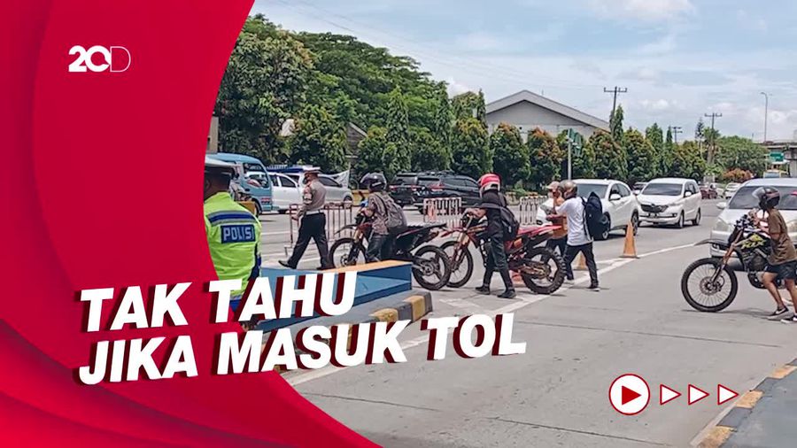 Duh! Pemotor Asal Aceh Nyasar Masuk Tol Medan Gegara Google Maps