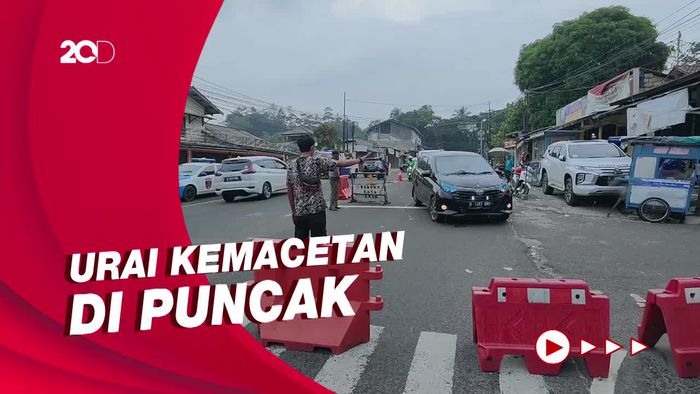 Polisi Berlakukan One Way Puncak Arah Jakarta Siang Ini