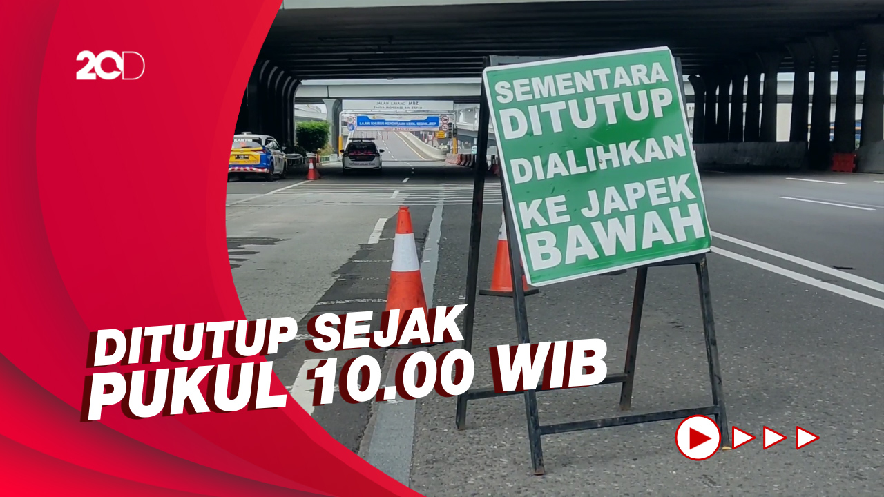 Cikampek Sempat Macet, Tol Layang MBZ Ditutup Sementara