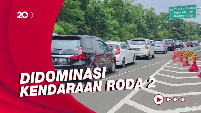 90 Ribu Kendaraan Padati Puncak Siang Ini, Mayoritas Berlibur