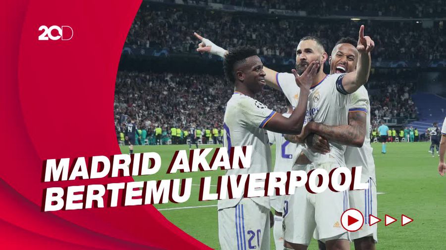 Madrid Vs Man City: Menang 3-1, Los Blancos ke Final Liga Champions