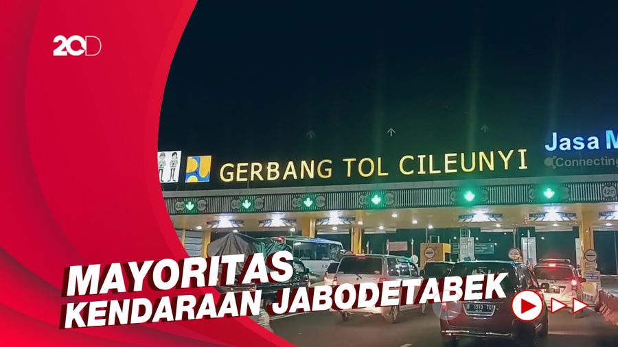 H+4 Lebaran, Geliat Arus Balik Mulai Terasa di Tol Cileunyi