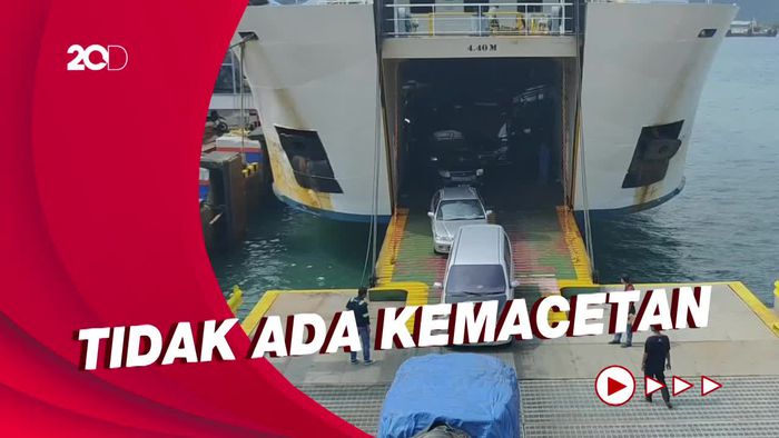 Diprediksi Puncak Arus Balik, Pelabuhan Merak Pagi Ini Lengang