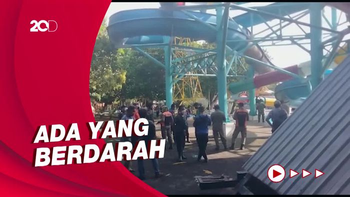 Saksi Mata Cerita soal Perosotan Kenpark Surabaya Ambrol