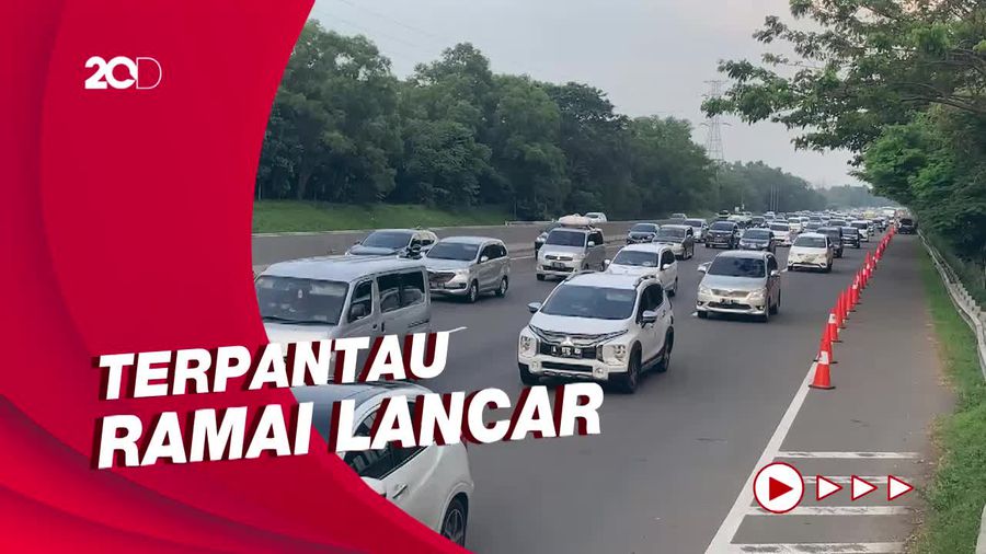 Pemudik Nilai Sistem One Way di Tol Japek Sudah Efektif