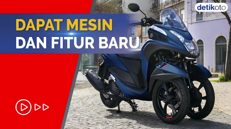 NMAX Roda Tiga Dapat Penyegaran di Eropa, Ini Wujud Yamaha Tricity Model 2022