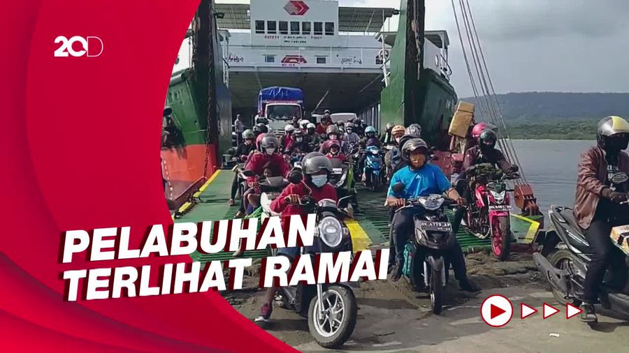 Situasi Pelabuhan Gilimanuk di Akhir Libur Lebaran 2022