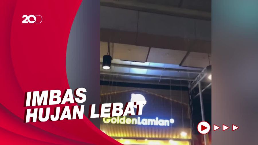 Viral Atap Solo Paragon Mal Bocor, Pengelola Angkat Bicara 
