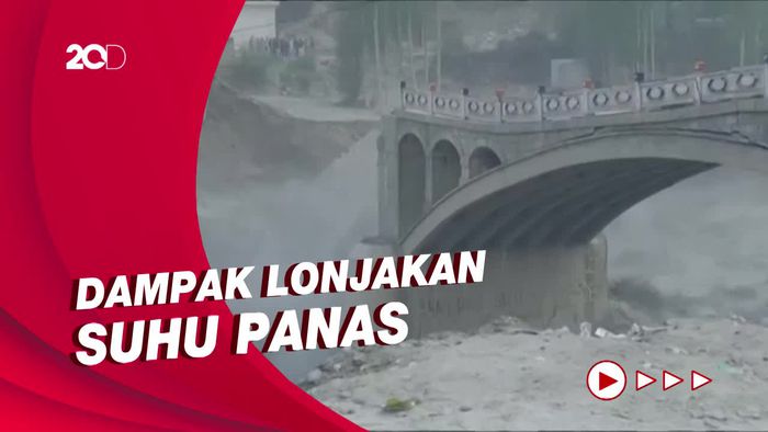 Ledakan Gletser di Pakistan Hancurkan Jembatan