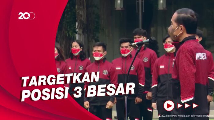 Jokowi Lepas Kontingen Indonesia ke Sea Games Vietnam