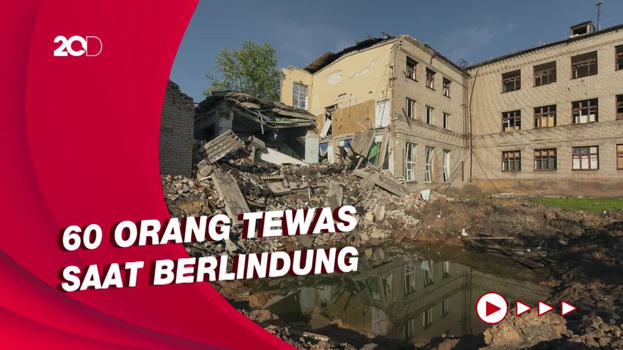 Rusia Hancurkan Bangunan Sekolah di Ukraina, Zelenskiy: Kejahatan Nazi di Eropa