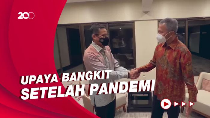 Menparekraf Sandiaga Uno Temui Menlu Singapura, Bahas Apa?