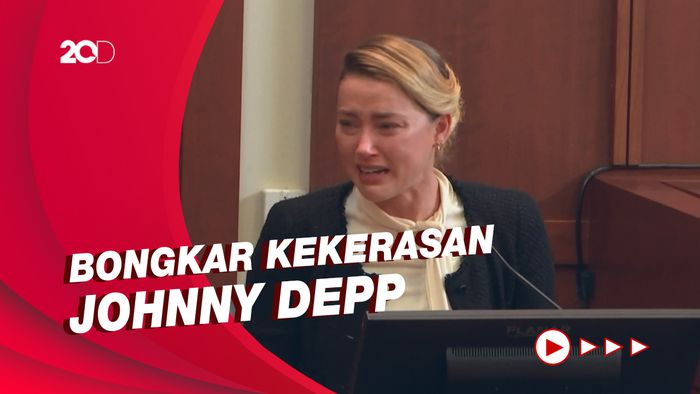 Tangis Amber Heard Ngaku Alami Kekerasan Seksual Ulah Johnny Depp